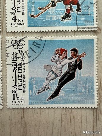 Invierno 1972: Sapporo - 1972 Ras Al Khaima 6 feuilles de 10 timbres N