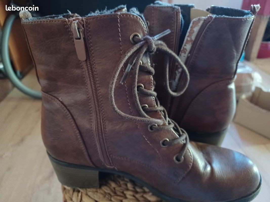 Elegantes bottines fourrées 39 (image 3)