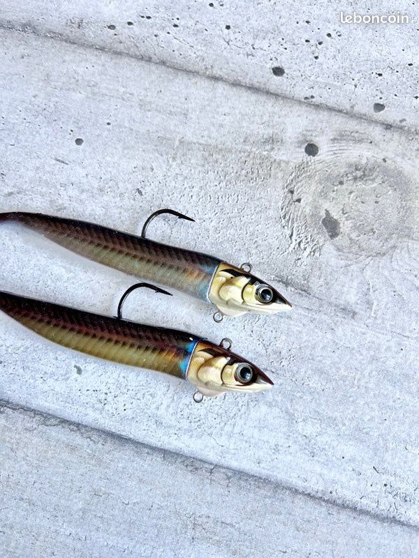 3 Leurres Souples Orka Gobio FG 7cm, Pour Mer Et Rivière, Brochet, Sandre, Bar
