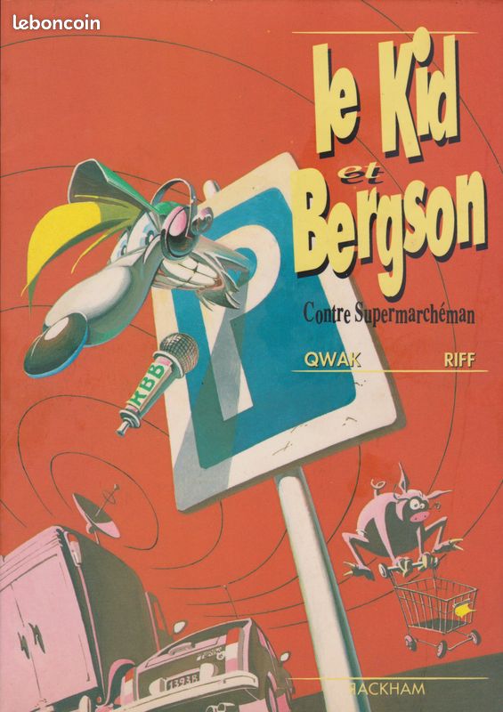 BD Bergson et le kid RIFF REB'S QWAK Rackam EO 1991 (image 1)