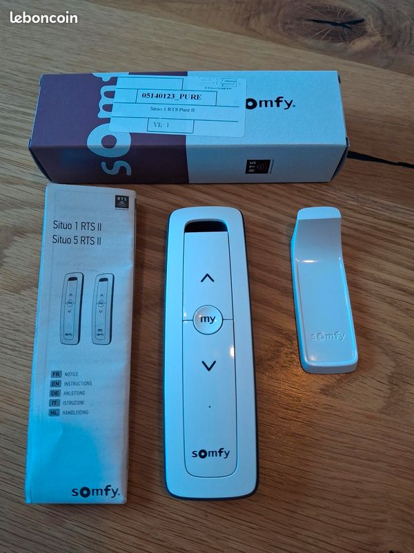Télécommande SOMFY SITUO1 RTS2 neuve (image 1)