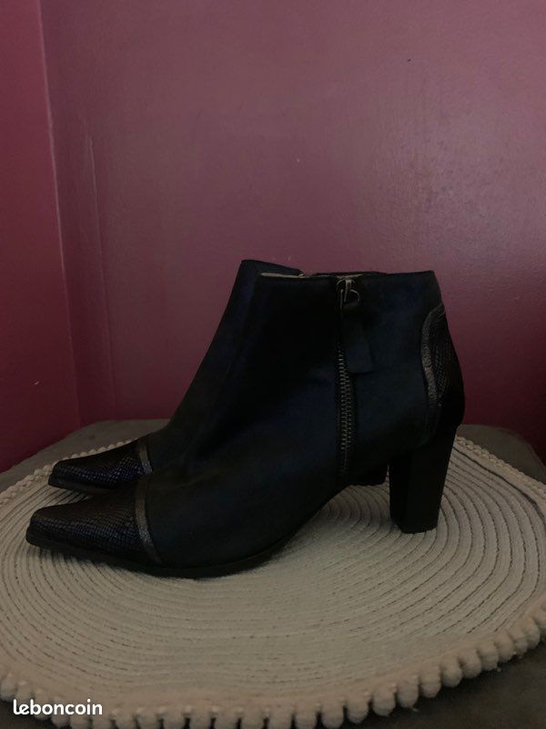 Boots femme cuir (image 7)