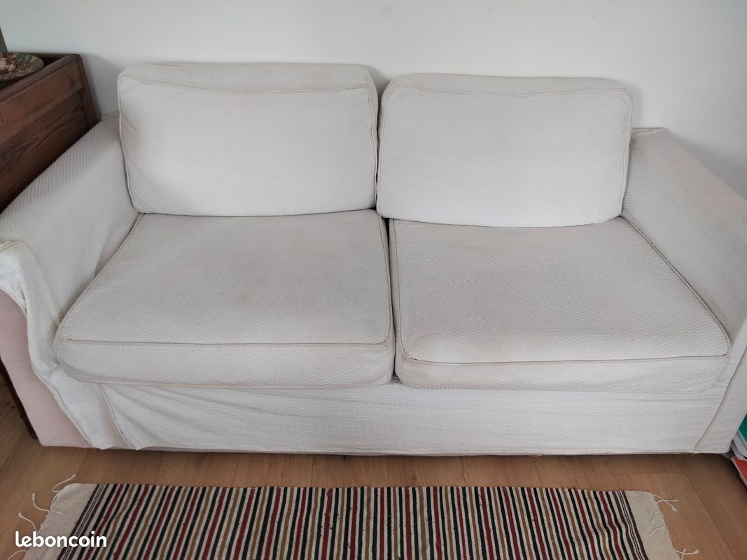Canapé blanc (image 1)