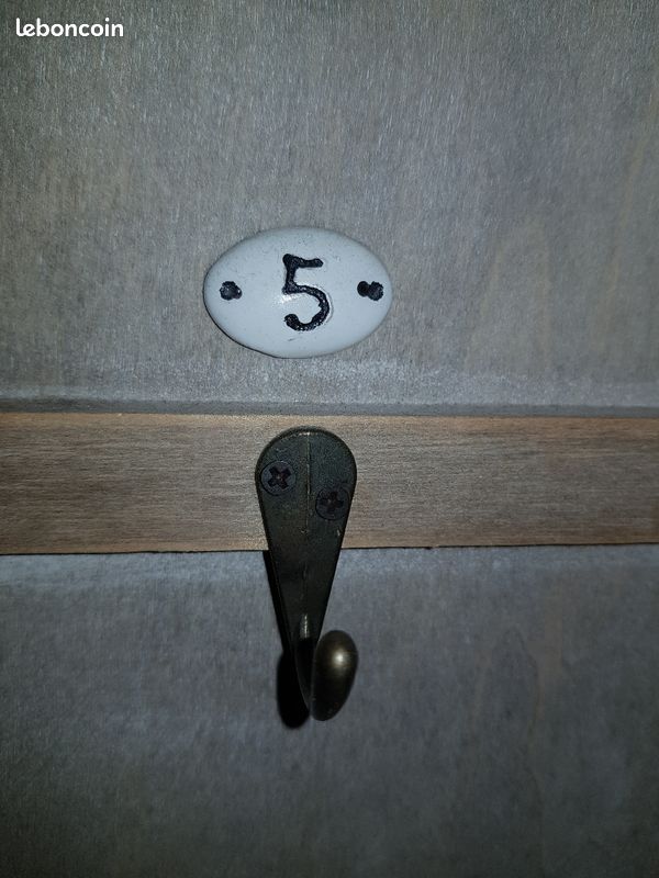 Boîte à clefs et à lettres bois gris Maison du Monde (image 3)