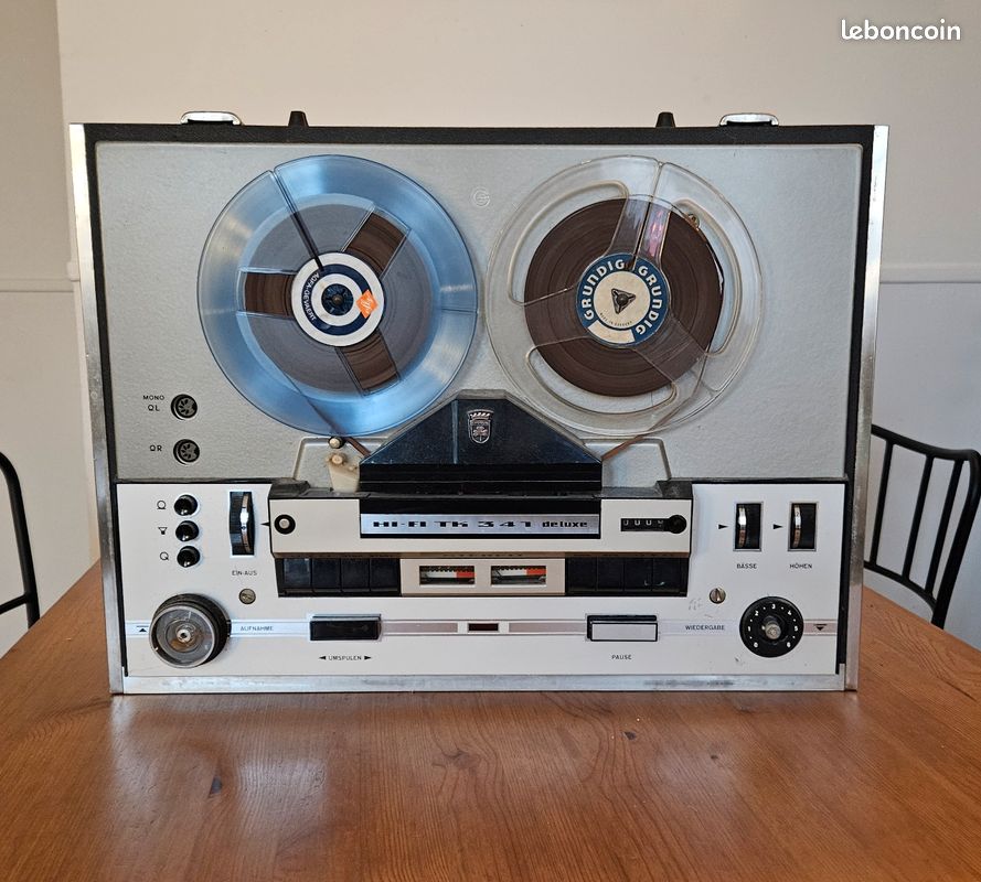 Magnétophone à Bandes Grundig Studio TS 340 HIFI - Pour Pièces / Non Testé