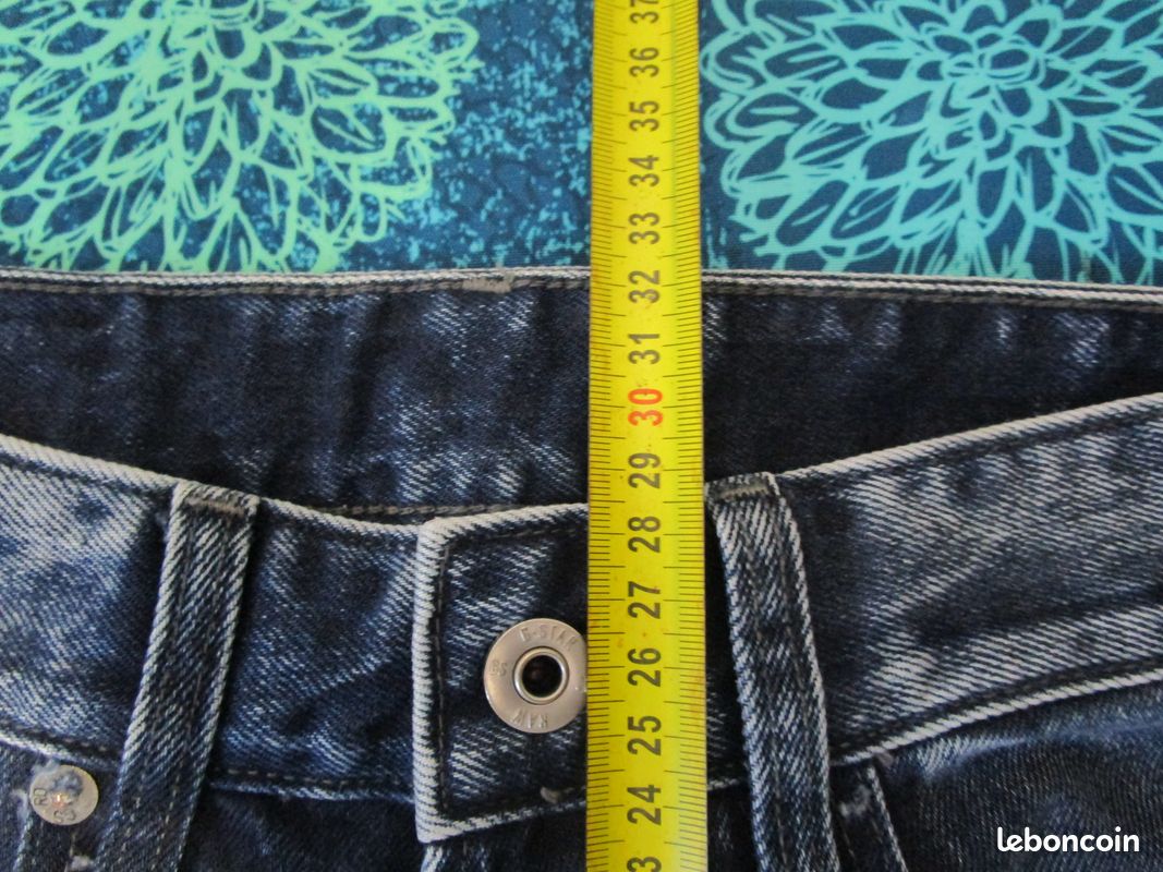 Jeans G Star Raw Bleu - Taille W29 L32 - Slim - Occasion Très Bon état