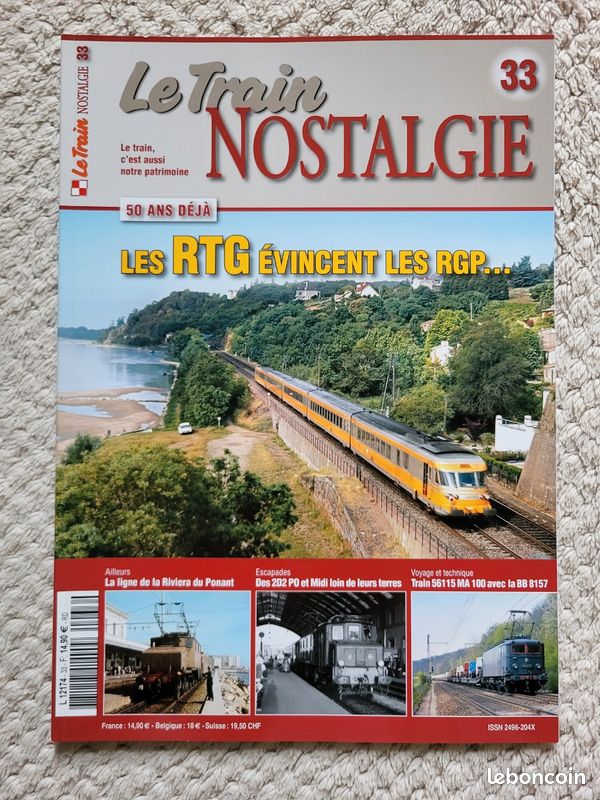 Lot De 4 Revues TRAIN NOSTALGIE – N°13-14-15-16 – Années 2019-2020 – État Neuf