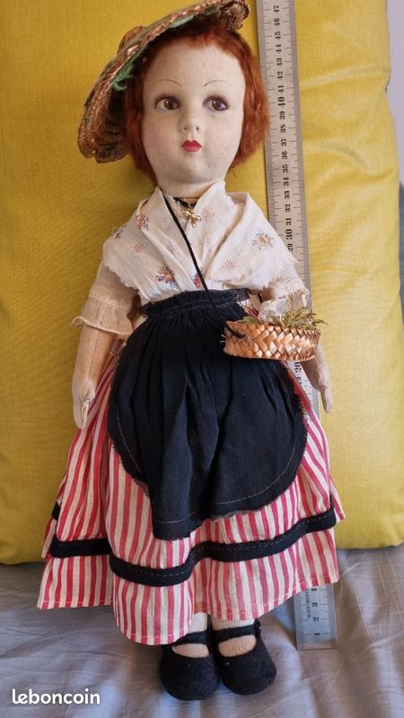 Poupée Raynal Christiane ancienne 40cm avec d'origine - Collection