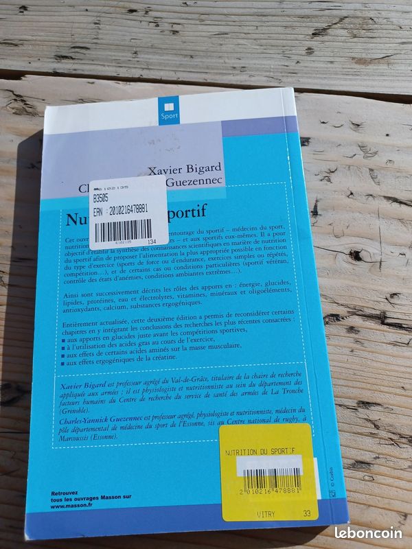 Formation STAPS : Nutrition Du Sportif Xavier Bigard staps (image 2)