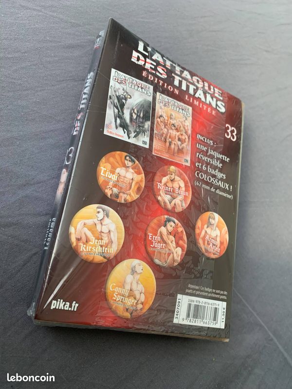 L’attaque des titans 33 édition limitée (Sous blister) (image 2)