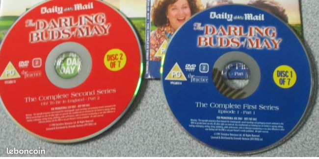 Deux Dvd de The Darling Buds Of May-Saison 1-Episode 1 (1ère et 2ème