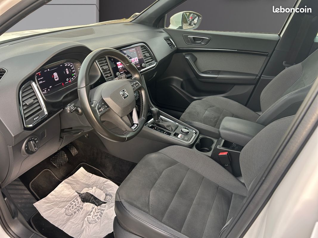 SEAT ATECA 2.0 TDI 150 XCELLENCE DSG7 - 150Ch - Garantie 12 mois / 1ère Main / Entretien Seat / Toit Ouvrant / CarPlay / Caméra 360 (image 9)