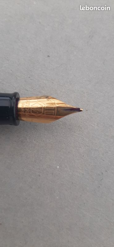 Stylo Plume Waterman Phileas - Résine Vert Foncé - Plume Moyenne - Occasion - Collection