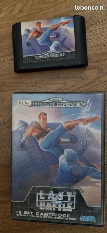 Jeu SEGA MEGA DRIVE - Last Battle - Bon état - Boîtier Et Instructions Inclus