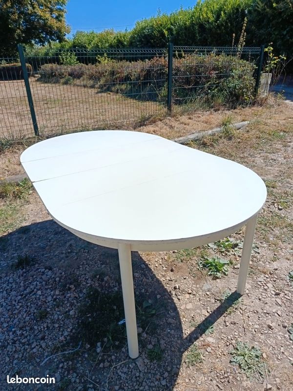 Table ronde avec rallonges (image 3)