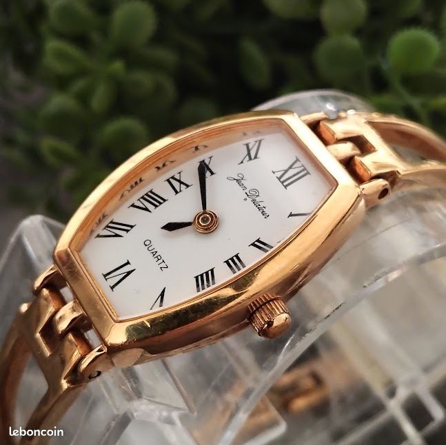 Montre Femme Hean Delatour - Boîtier Acier Inoxydable, Cadran Argenté - Résistance à L'eau 30m - Neuf étiqueté