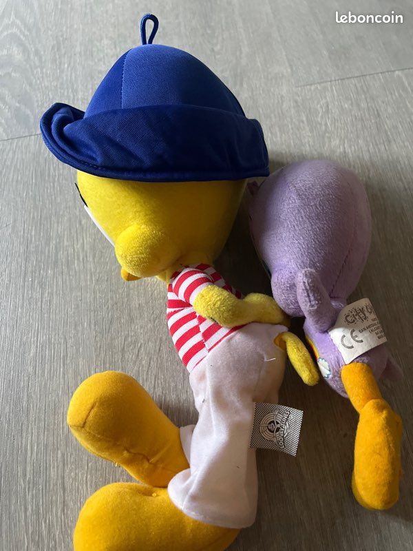Lot de 2 peluches titi (image 3)