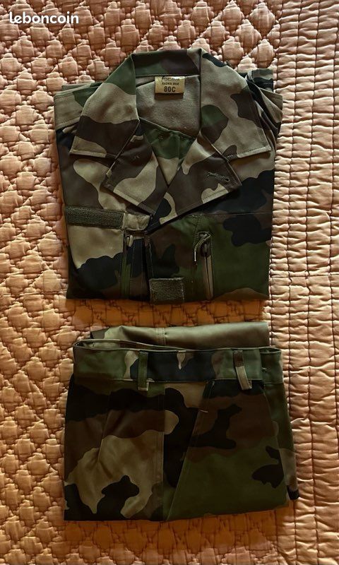 Treillis F2 CCE Armée Française NEUF – Veste 80C + Pantalon 68M / 34 – XS (image 10)