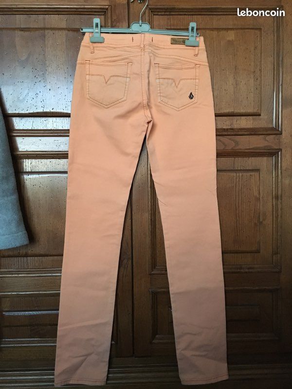 Pantalon orange clair Volcom (image 2)