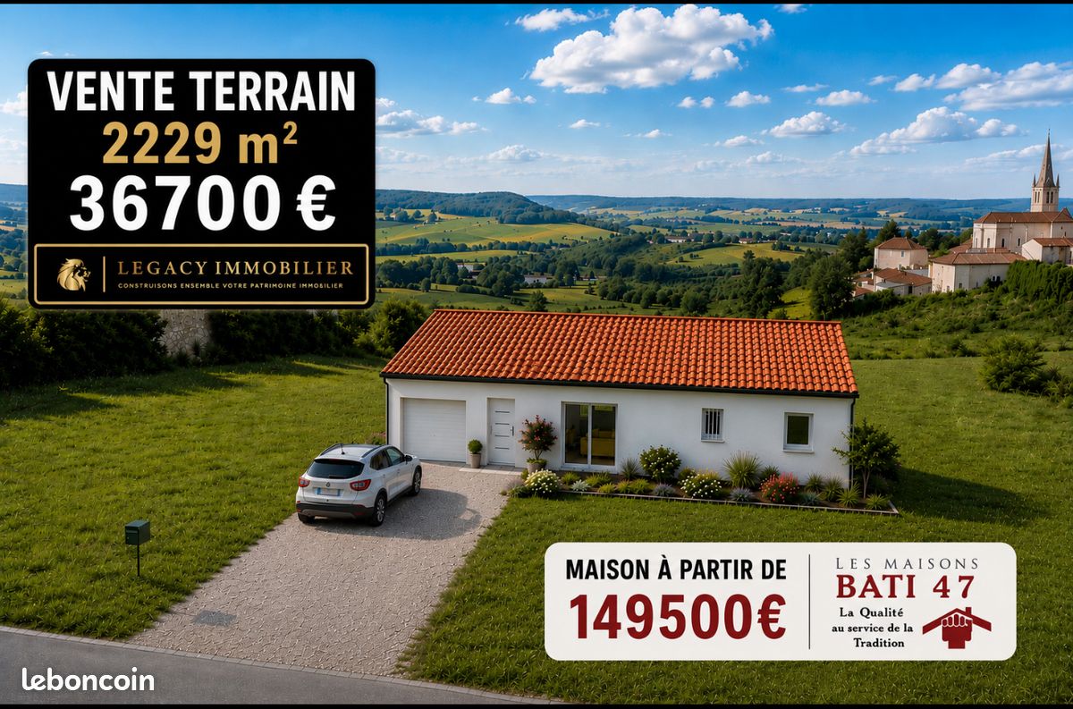 Terrain 2229 m² · à Cazideroque · 2 229 m² · 36 700 €