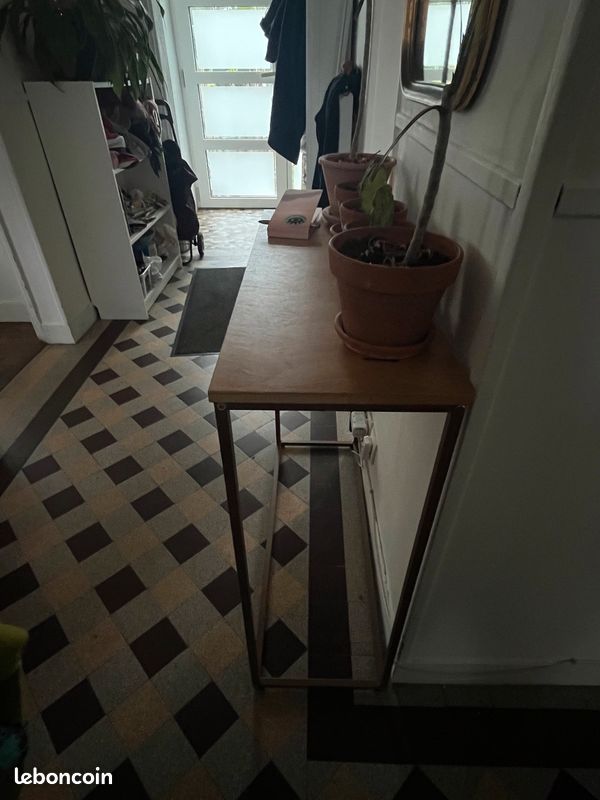 Console en bois et métal (image 7)