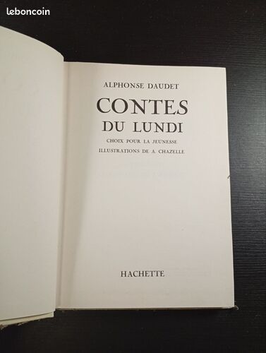[Livre] Contes du Lundi - Etat correct (image 2)