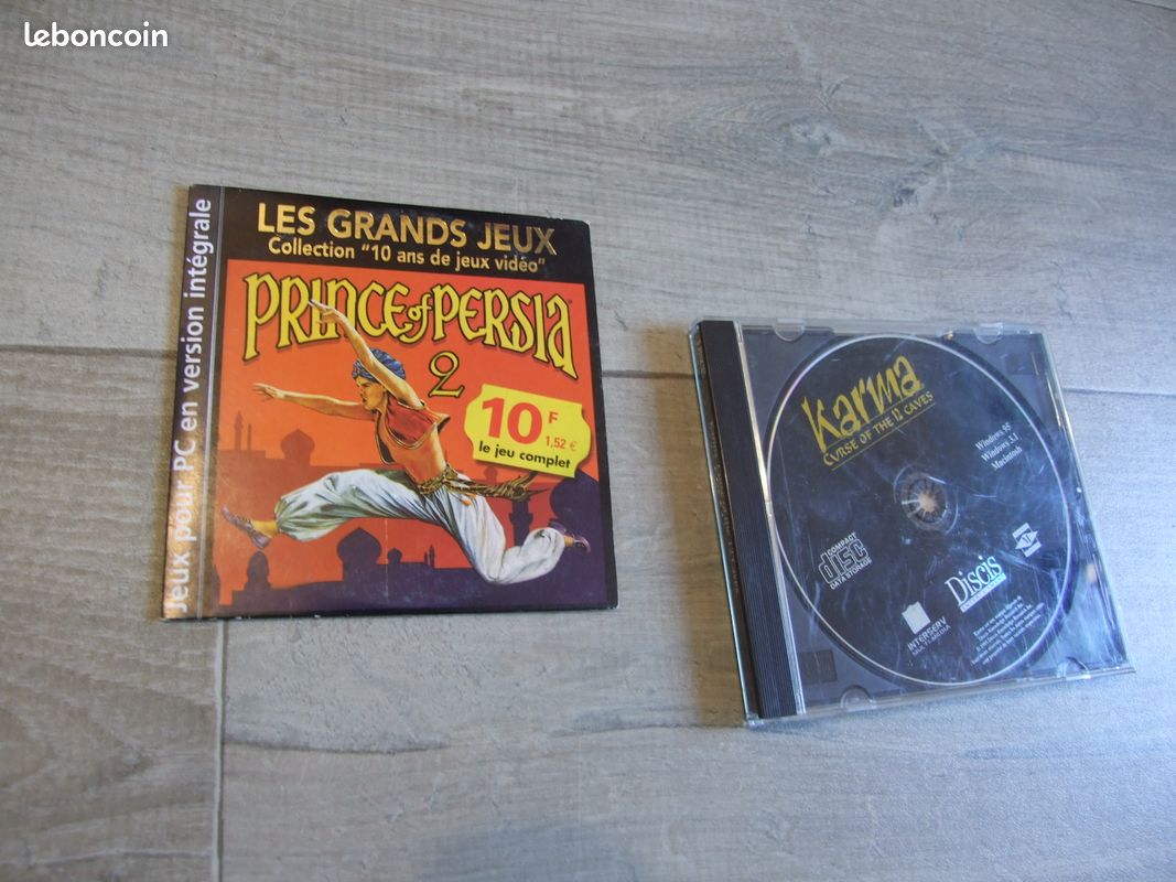 Prince Of Persia 2 Sur PC – Version Française – Bon état