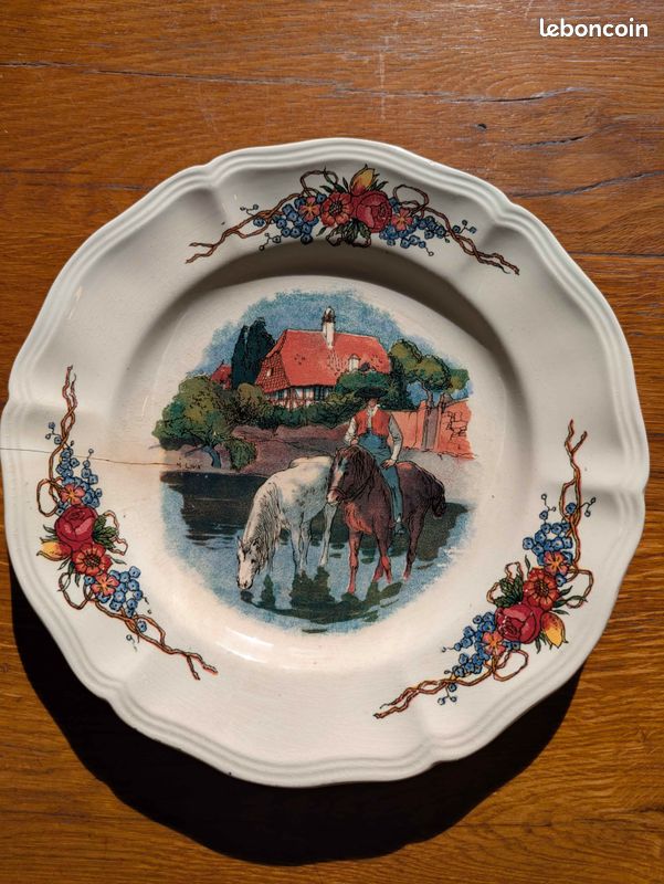 Assiettes (12+10) Sarreguemines Obernai (image 7)
