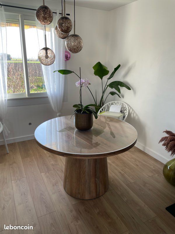 Table à Manger Ronde Manguier (image 1)