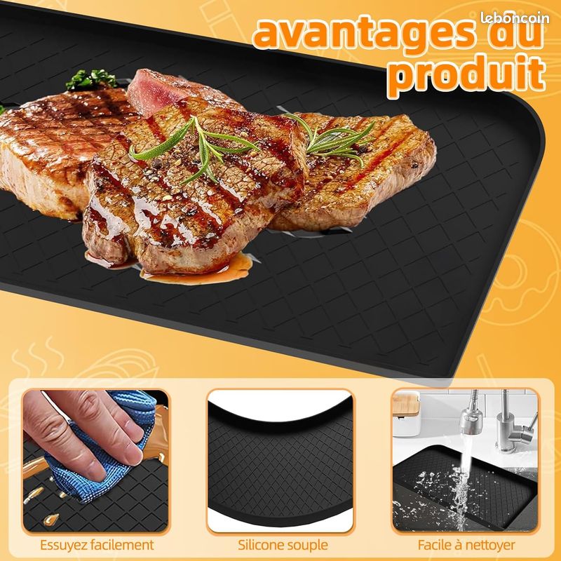 Tapis en silicone polyvalent pour COSORI Air Fryer 10L Twinfry (image 5)