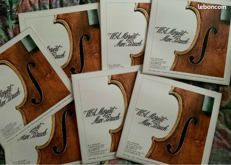 Lot 7 disques vinyles 33 tours Neufs - Tibor Varga - Mozart Bruch (image 1)