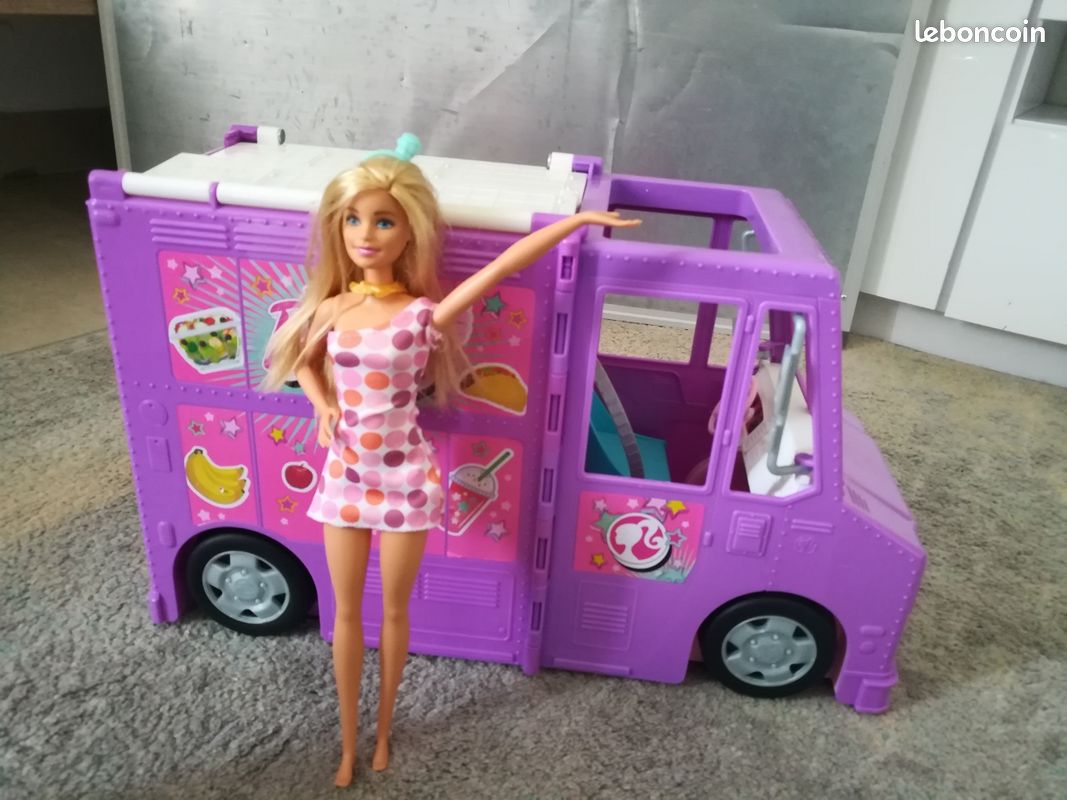 BARBIE Food truck et une poupée offerte Jeux Jouets