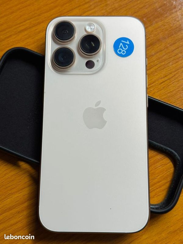 IPhone 16 pro couleur titane sable , 128g (image 1)