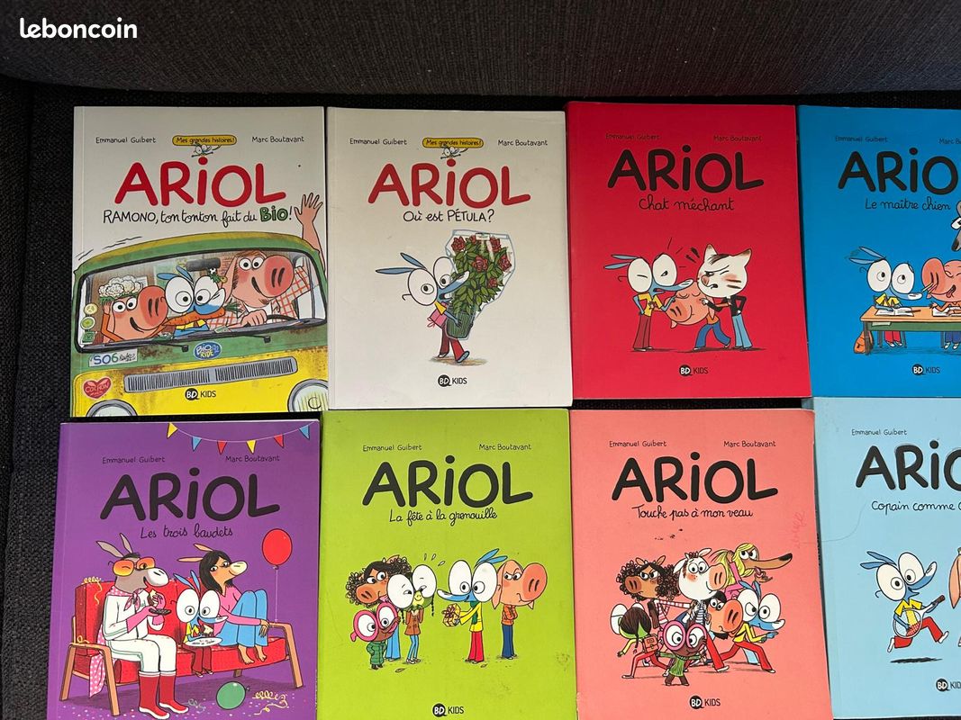 BD jeunesse – Collection Ariol, tomes: 3,5,6,7,8,10,11,12,13,15,18 (image 2)