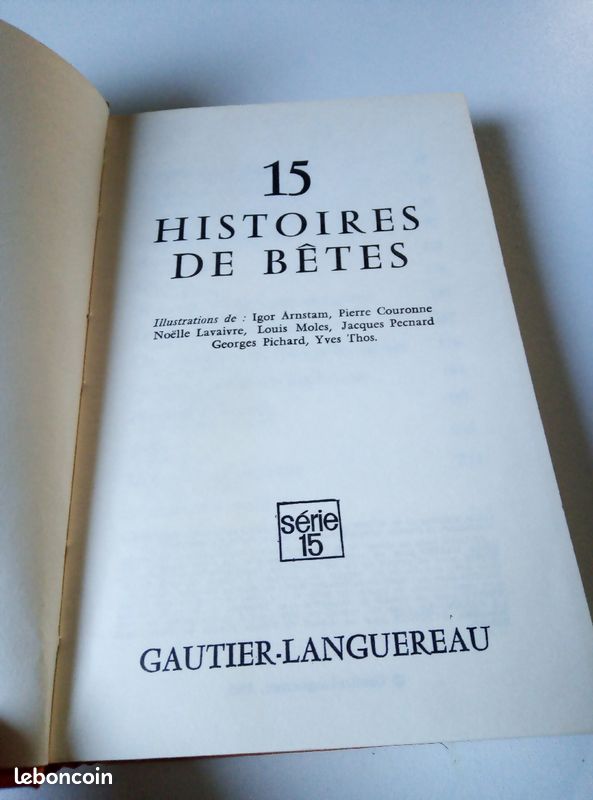 L3 - 15 histoires de bêtes (image 2)