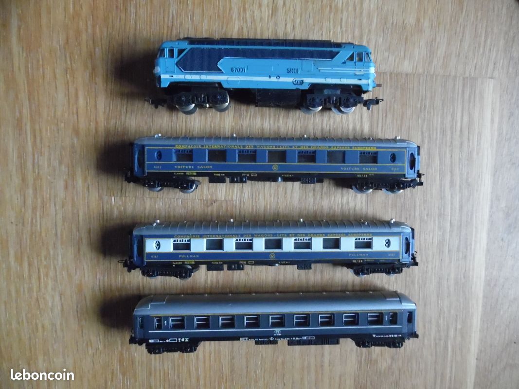 Lima échelle N 1/160 – Lot Rare De 2 Voitures Trans Europe Nuit (ref 320305), Neuves