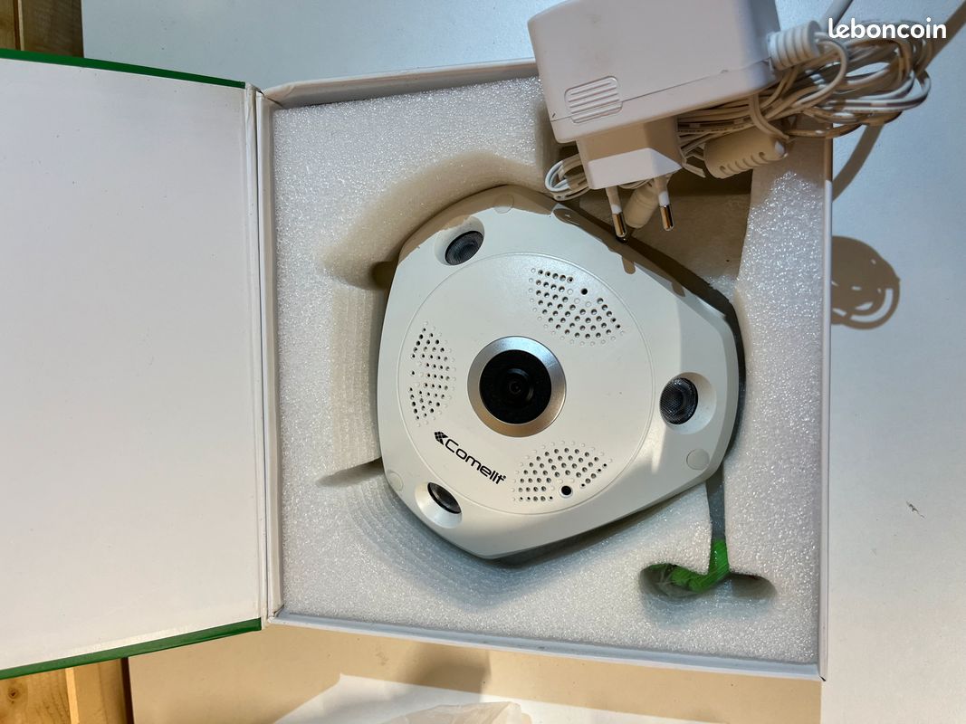 Caméra IP Fish-Eye Comelit IPFE071A HD 2K Extérieur – Wi-Fi/Alexa/Google