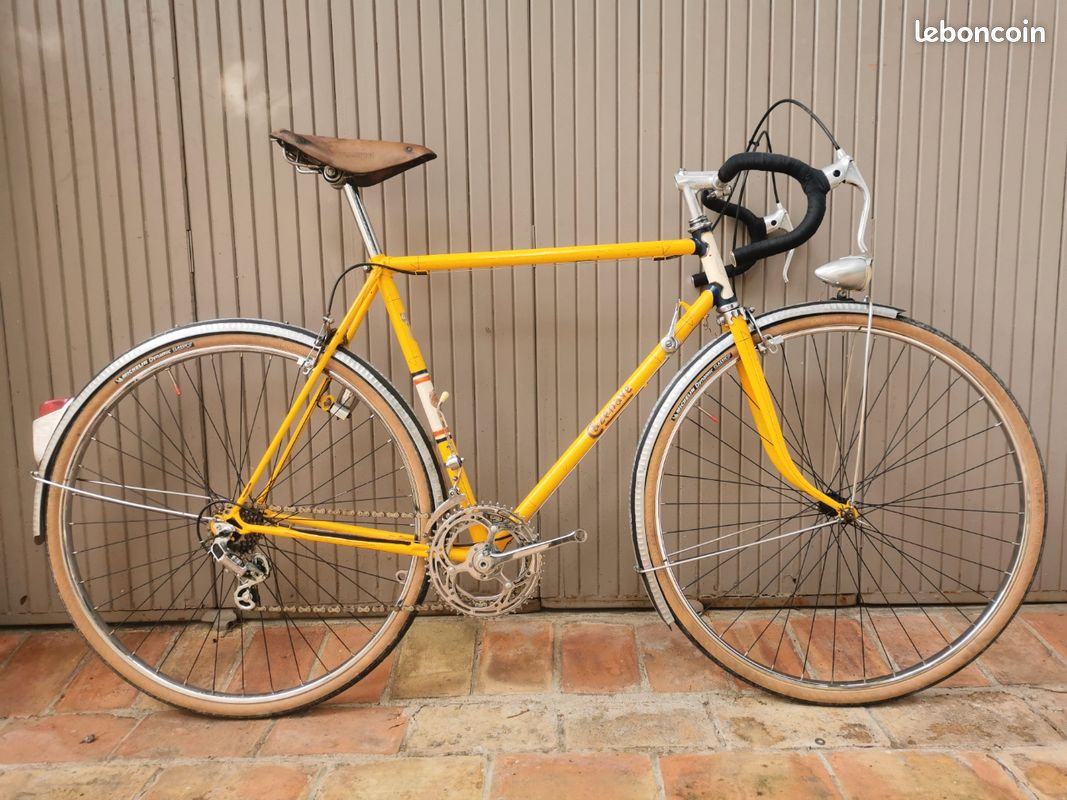 Selle Vélo Vintage LEDA Randonneuse - Modèle Ancien Eroica VD8 - Cuir