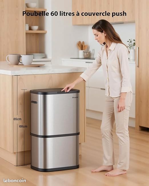 Lovewind Poubelle De Cuisine, Poubelle À Pédale Noire En | WhichOne