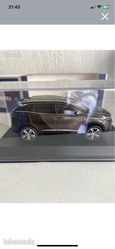 Norev 1/43 - Peugeot 3008 GT 2016 - Noir - Neuf Sous Boîte