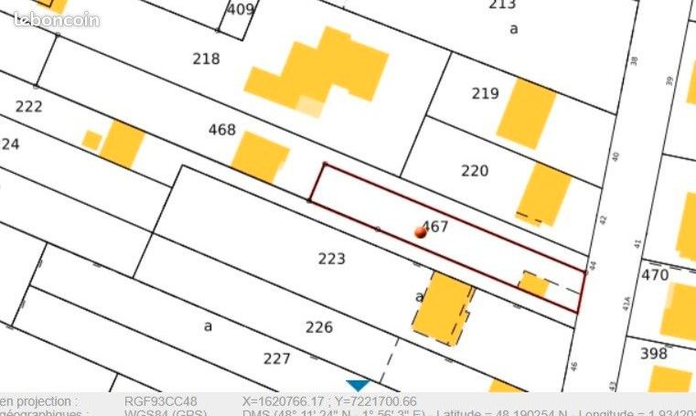 Terrain à bâtir / constructible à Toury · 32 500 €