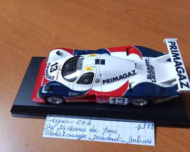 COUGAR C01 B FORD n° 13 PRIMAGAZ LE MANS 1983 DECAL 1/43e