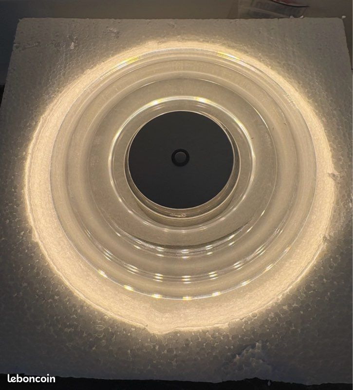 Applique murale LED Paul Neuhaus Akku-Sono, transparente, intensité variable (image 1)