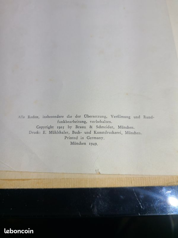 Livre ancien : "Max und Moritz – Eine Bubengeschichte in sieben Streichen" , 1949 (image 2)