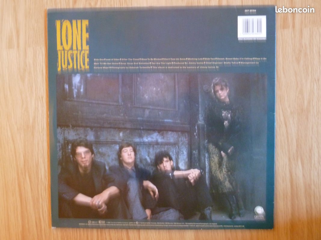 Disque vinyle 33 tours - LONE JUSTICE – 33 tours (image 3)