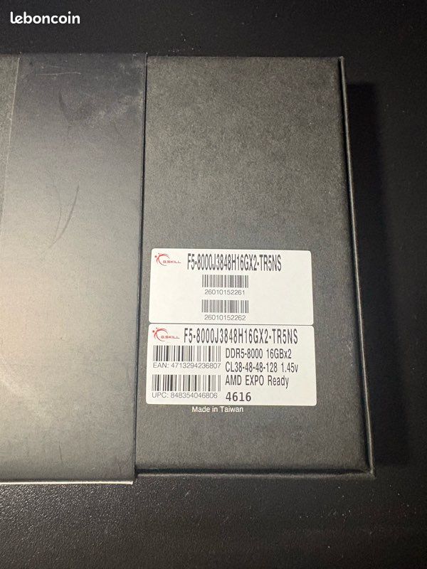 Ddr5 32go 8000mhz gskill trident Z5 Royal Neo (image 4)