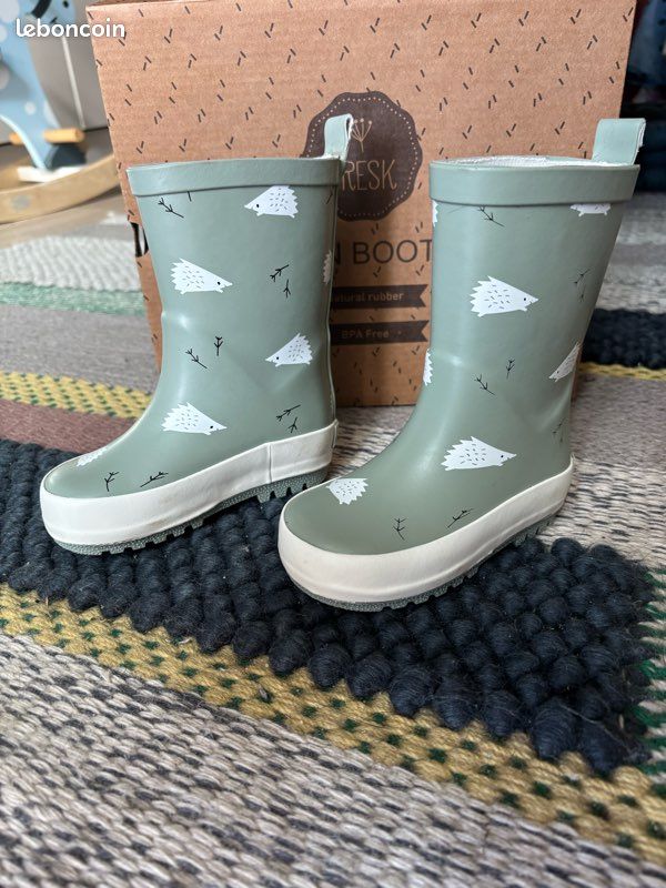 HOT De Pluie Enfant Bottes Fresk Bottes De Pluie Fresk Taille 21