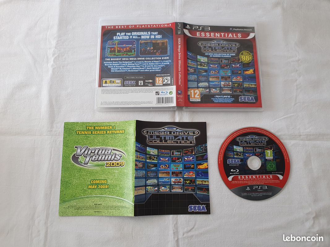 Sega mega drive ultimate collection sony playstation 3 ps3 occasion (image 1)