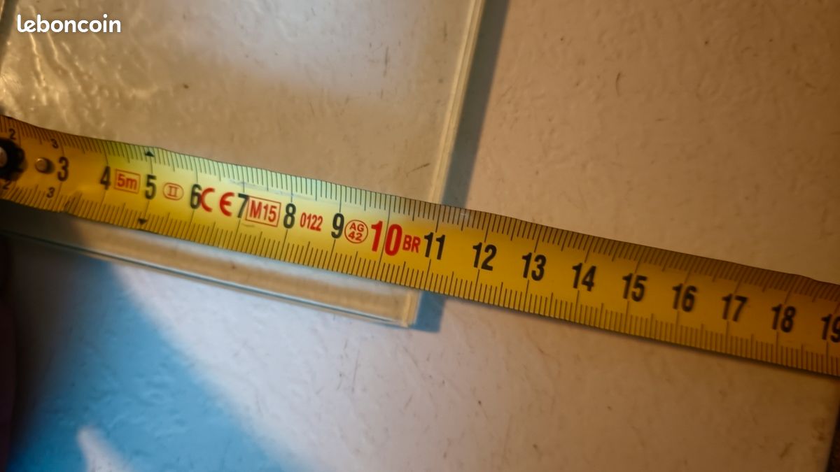 Lot de plaques d'étagères en verre transparent (bricolage / déco) (image 7)