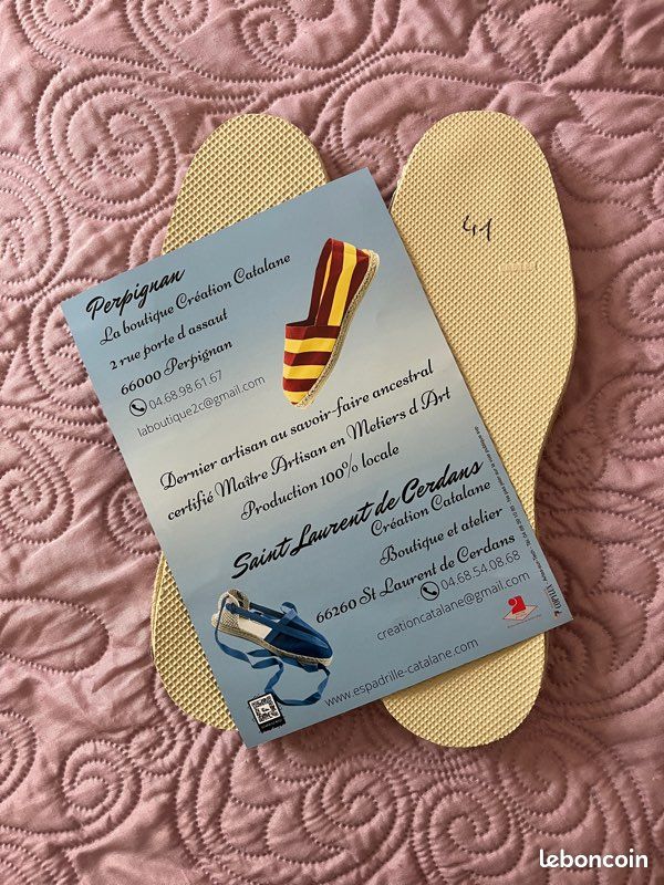 Espadrilles made in France (St Laurent de Cerdans 66) Chaussures